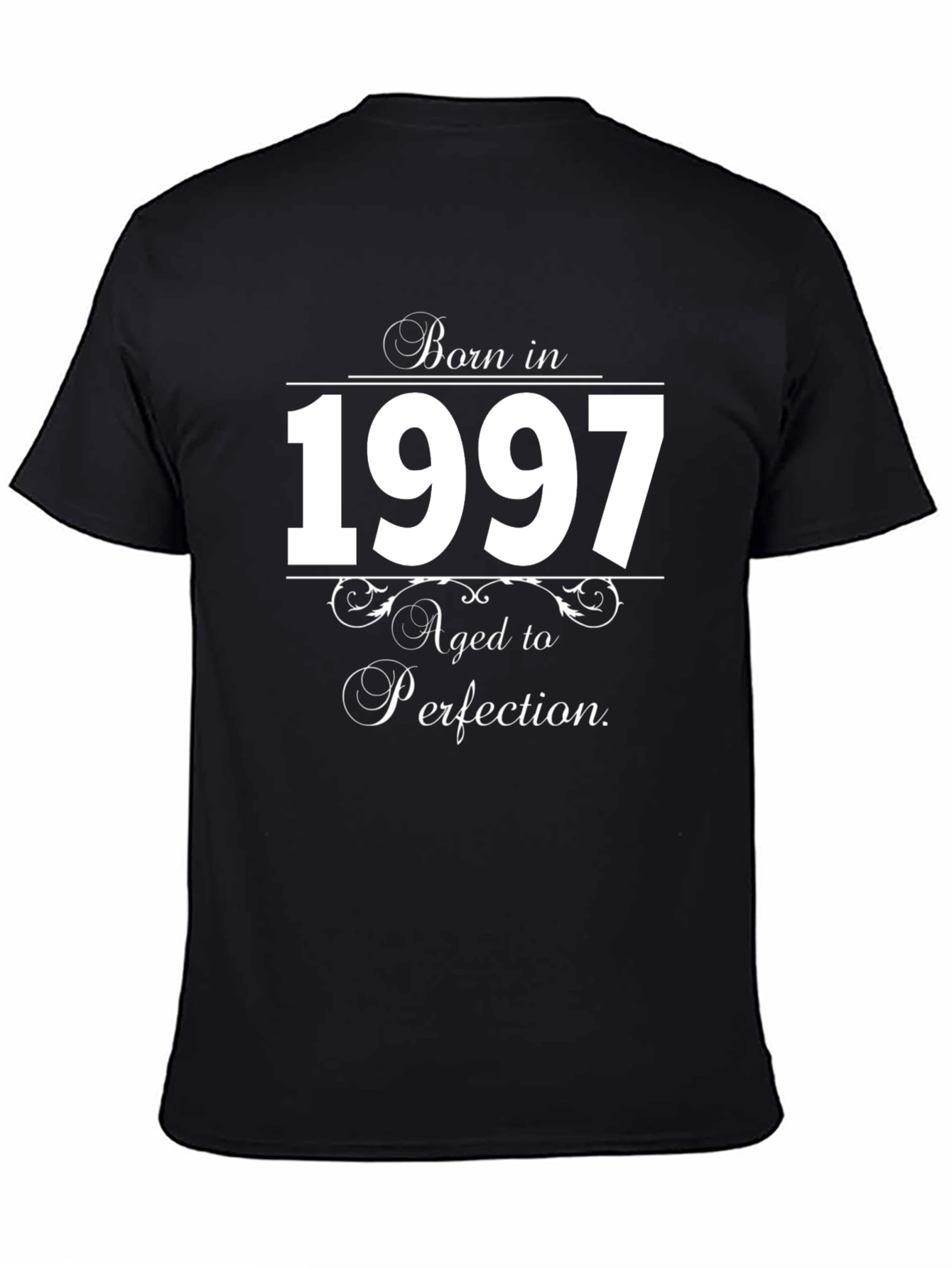 Born in 1997 Aged to Perfection Black T-Shirt