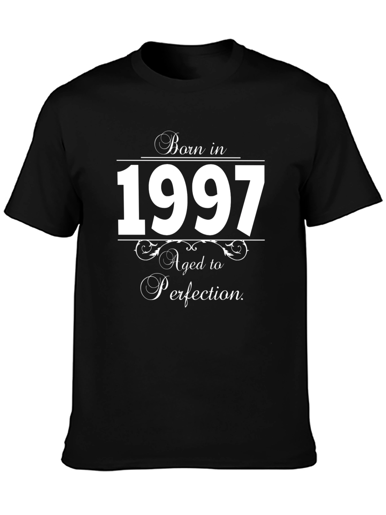 Born in 1997 Aged to Perfection Black T-Shirt