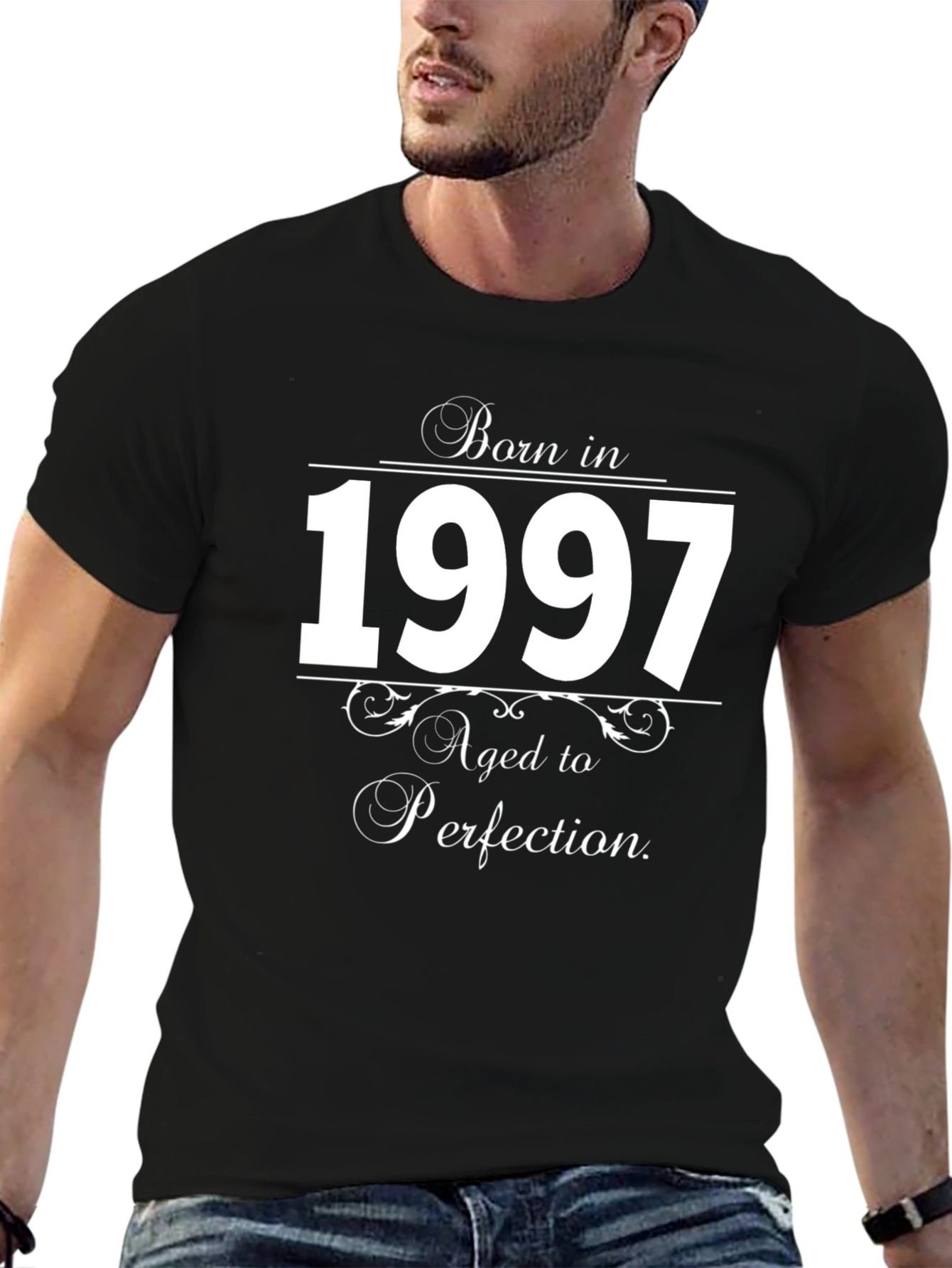Born in 1997 Aged to Perfection Black T-Shirt
