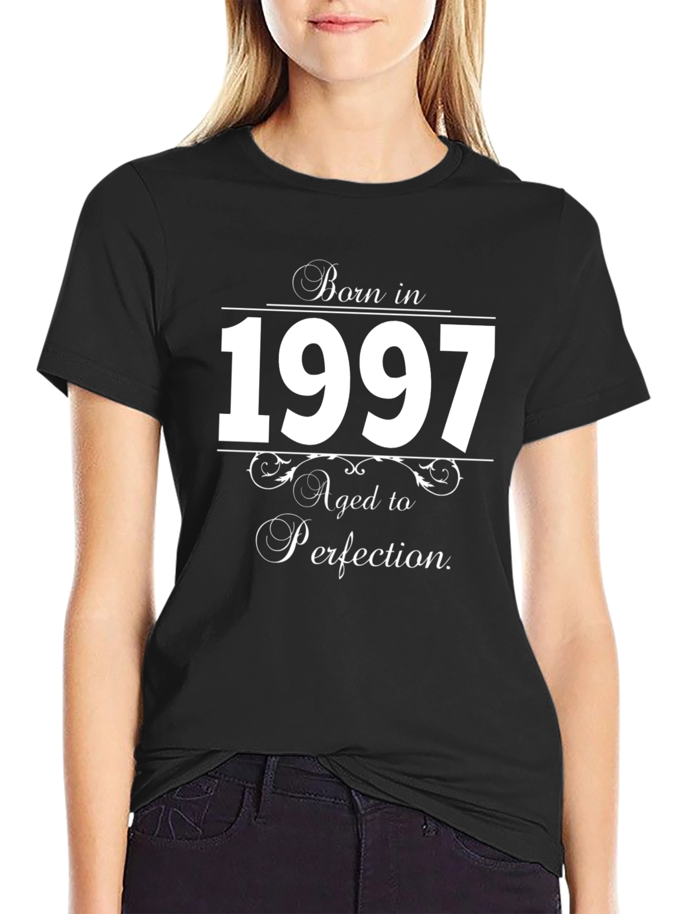 Born in 1997 Aged to Perfection Black T-Shirt