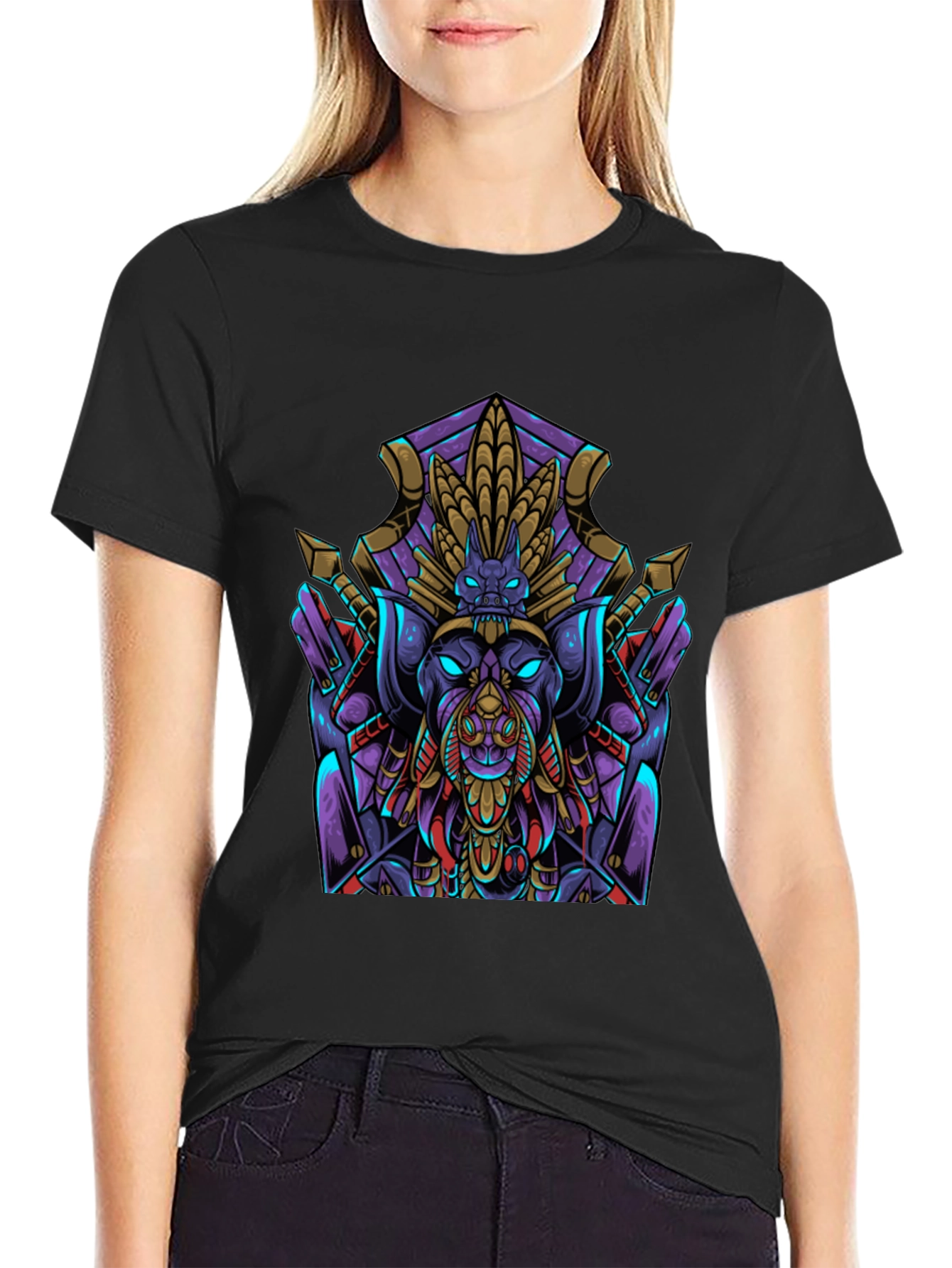 Robot Animal Graphic Tee - Cool Design