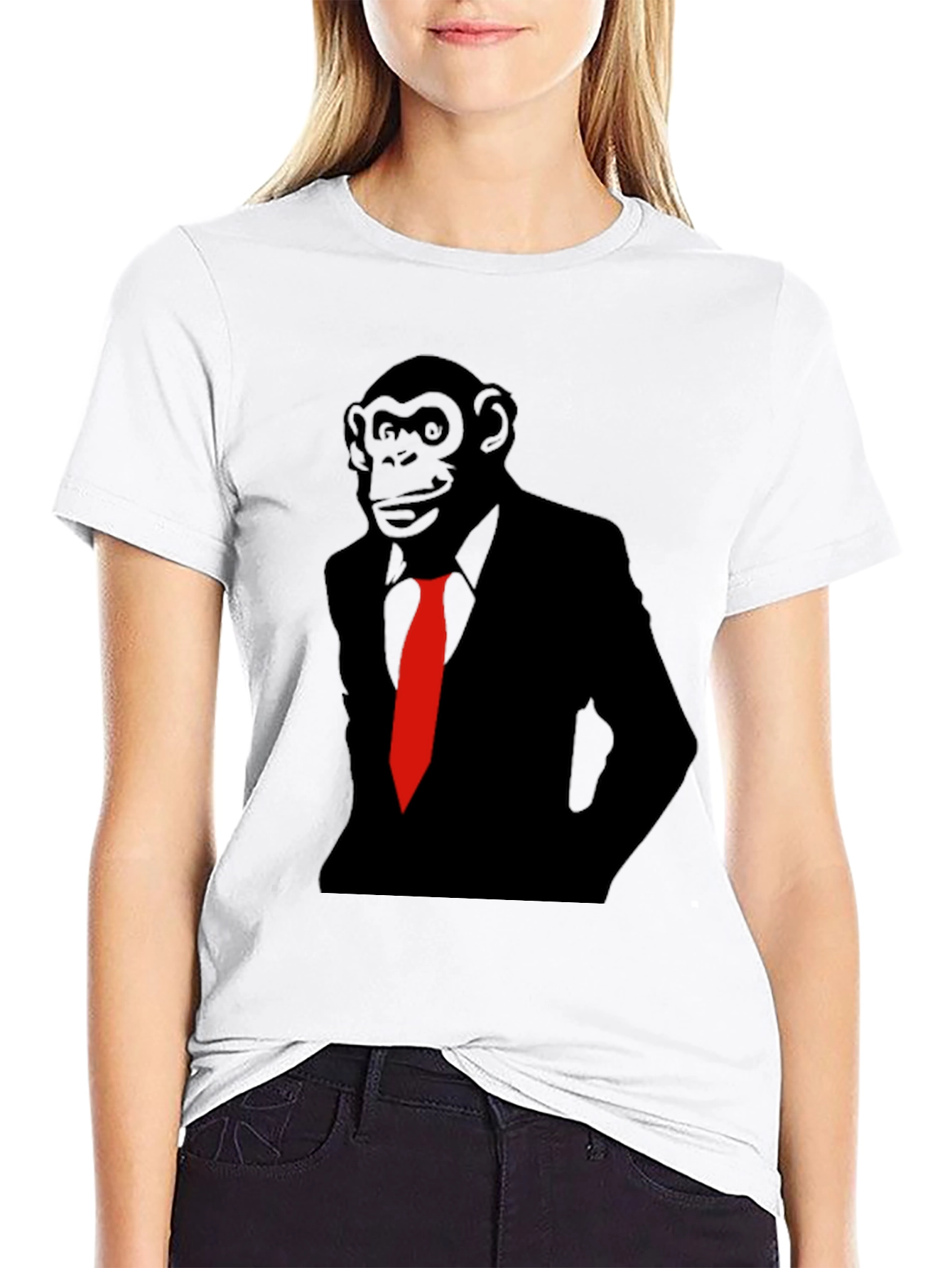 Monkey Business T-Shirt - Black Ape Suit Tee