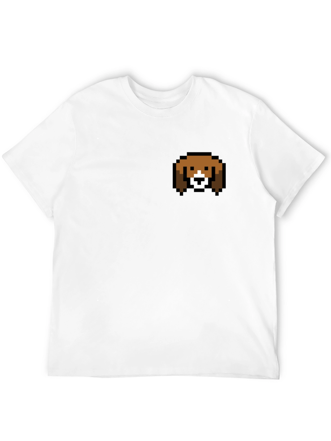 Pixel Dog Graphic Tee - Cute Pet Lover Shirt