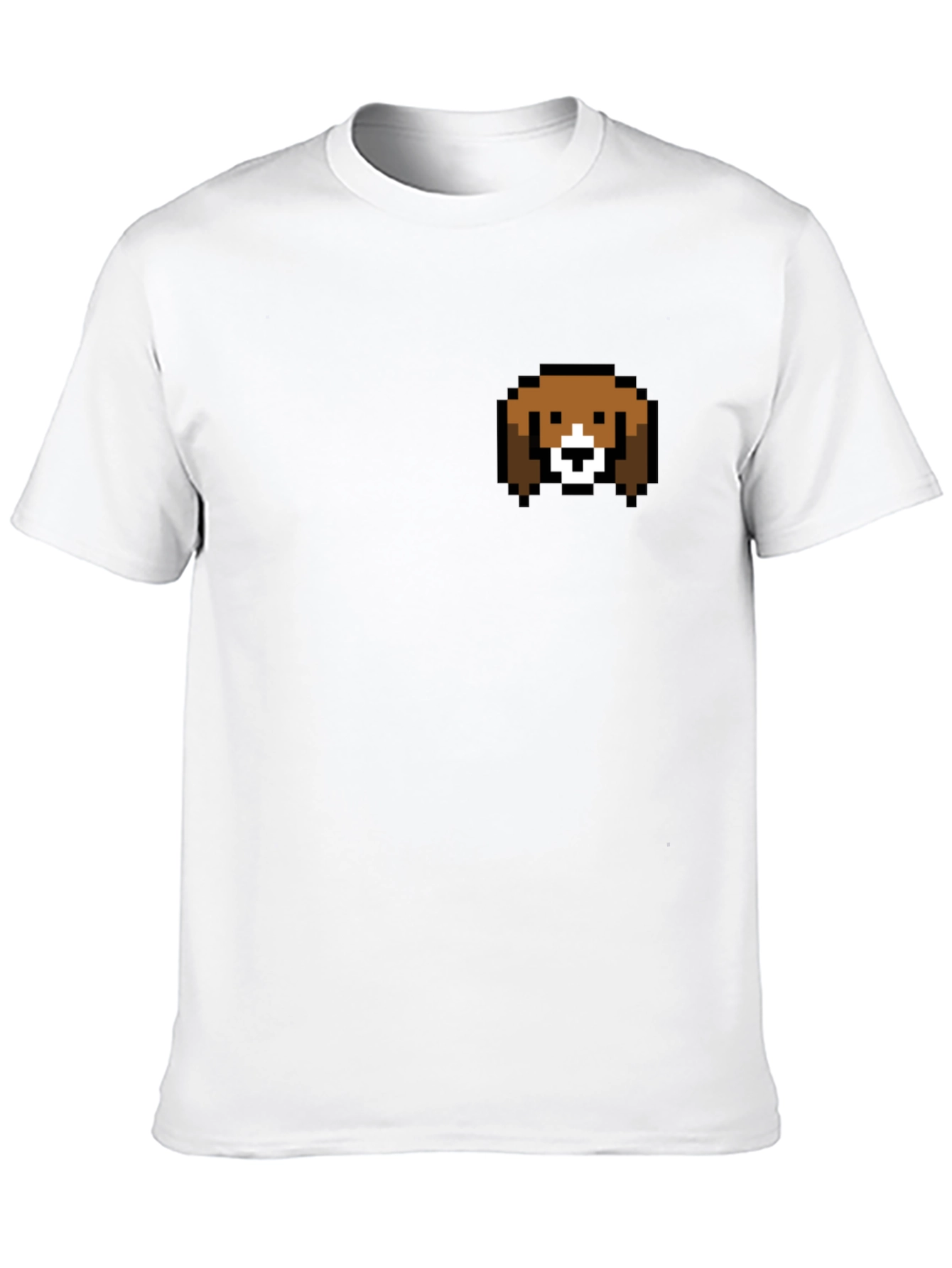 Pixel Dog Graphic Tee - Cute Pet Lover Shirt