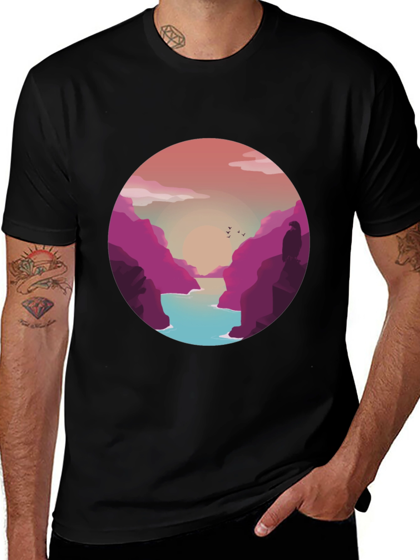 Sunset Vista Graphic Tee