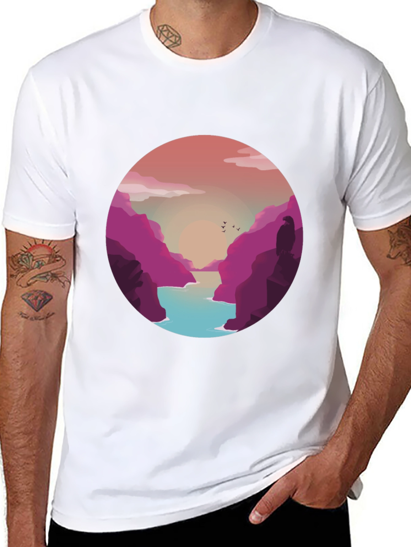 Sunset Vista Graphic Tee