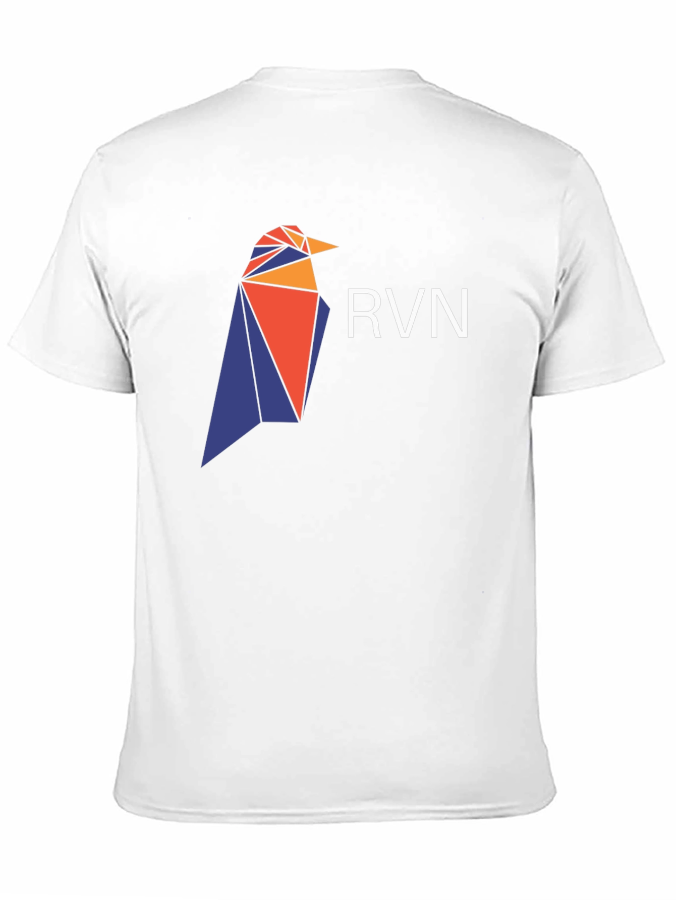 Geometric Raven T-Shirt - Crypto Design