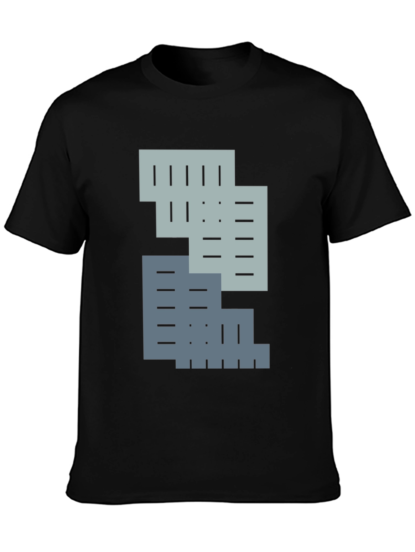 Abstract Geometric T-Shirt: Modern Style