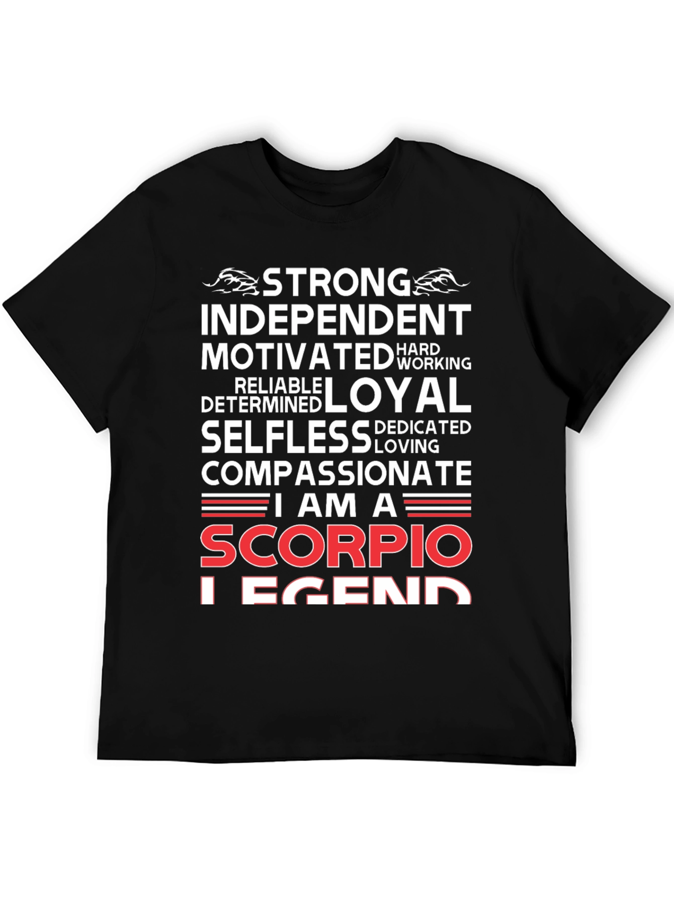 Scorpio Legend Black T-Shirt