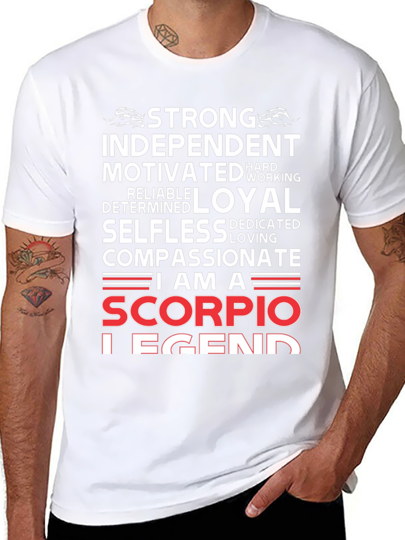 Scorpio Legend Black T-Shirt