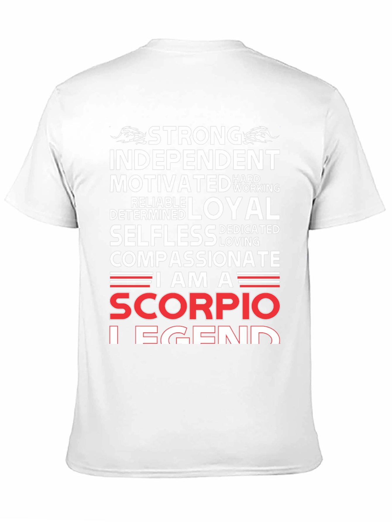 Scorpio Legend Black T-Shirt
