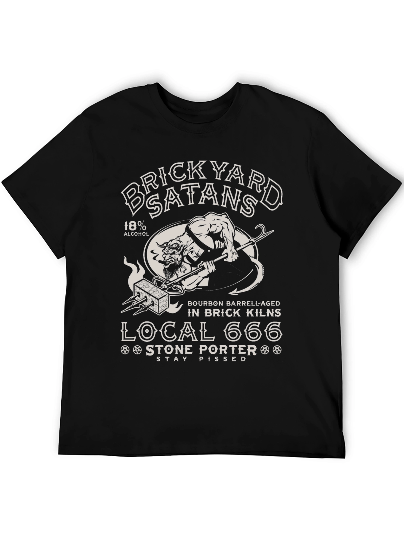 Brickyard Satans Stone Porter Graphic T-Shirt