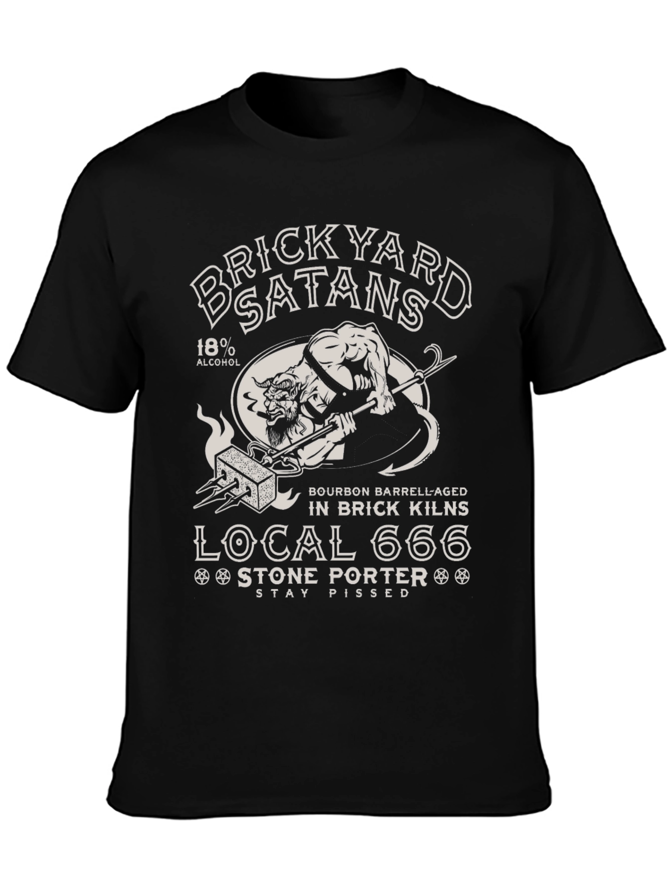 Brickyard Satans Stone Porter Graphic T-Shirt
