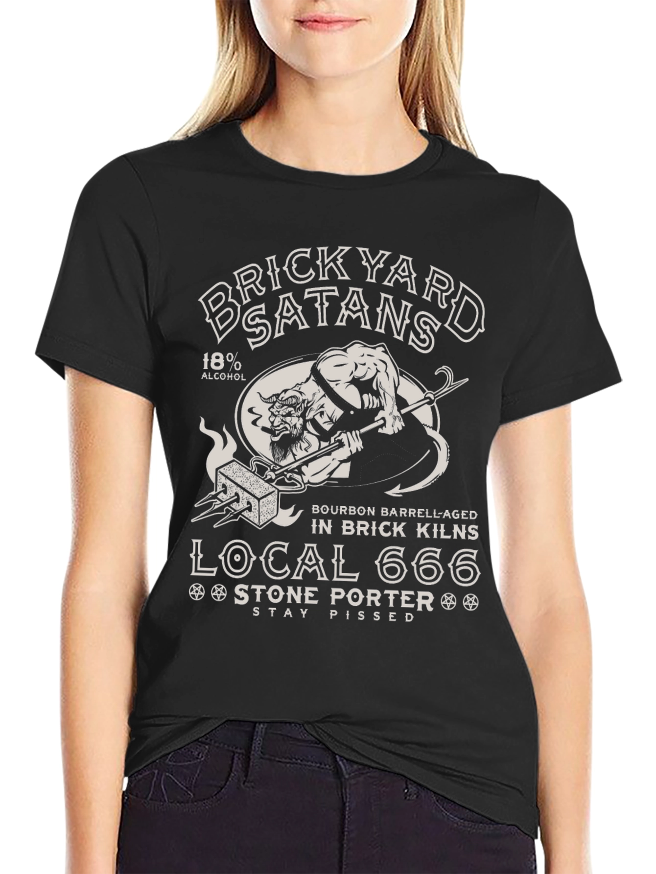 Brickyard Satans Stone Porter Graphic T-Shirt