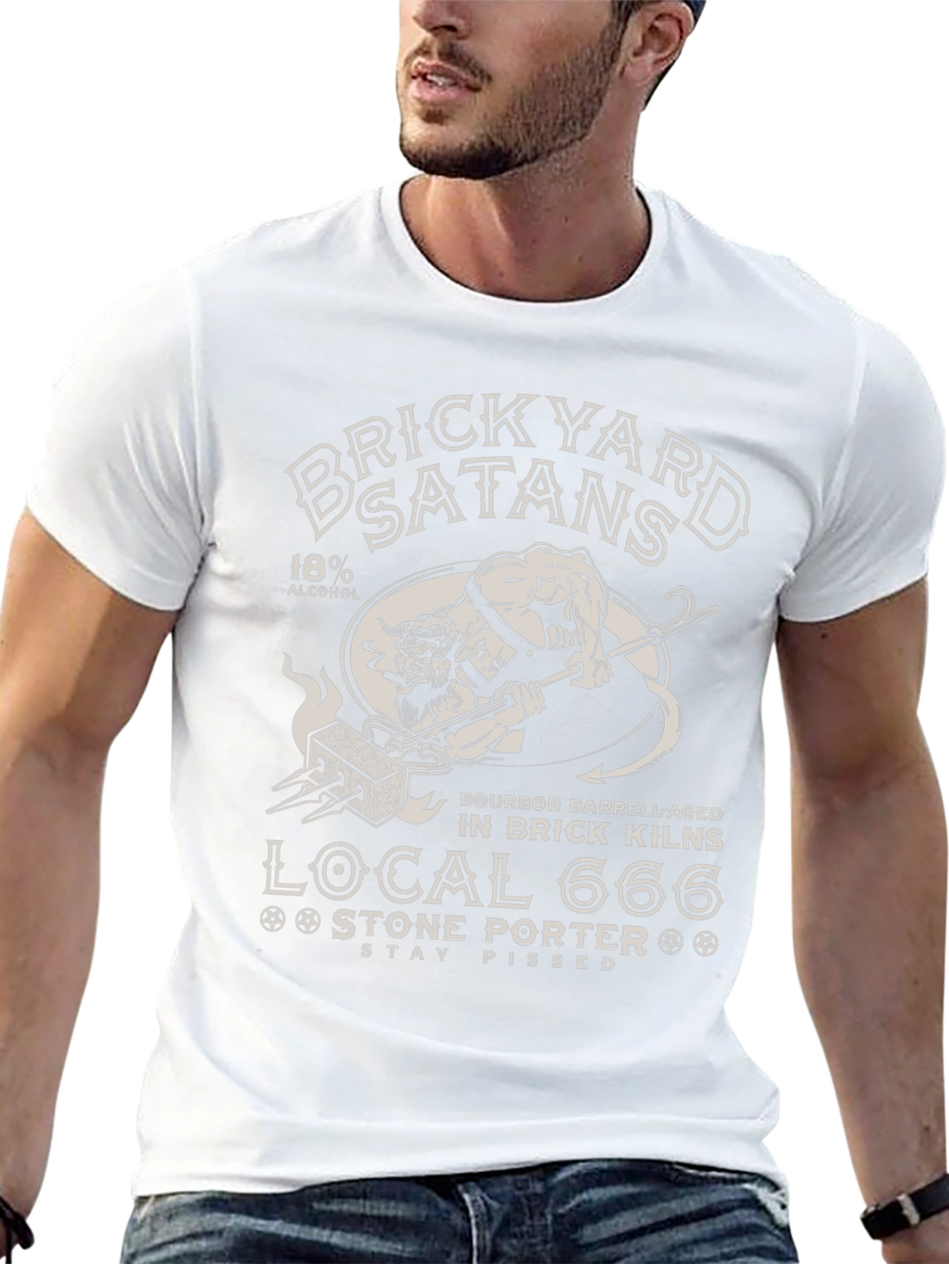 Brickyard Satans Stone Porter Graphic T-Shirt