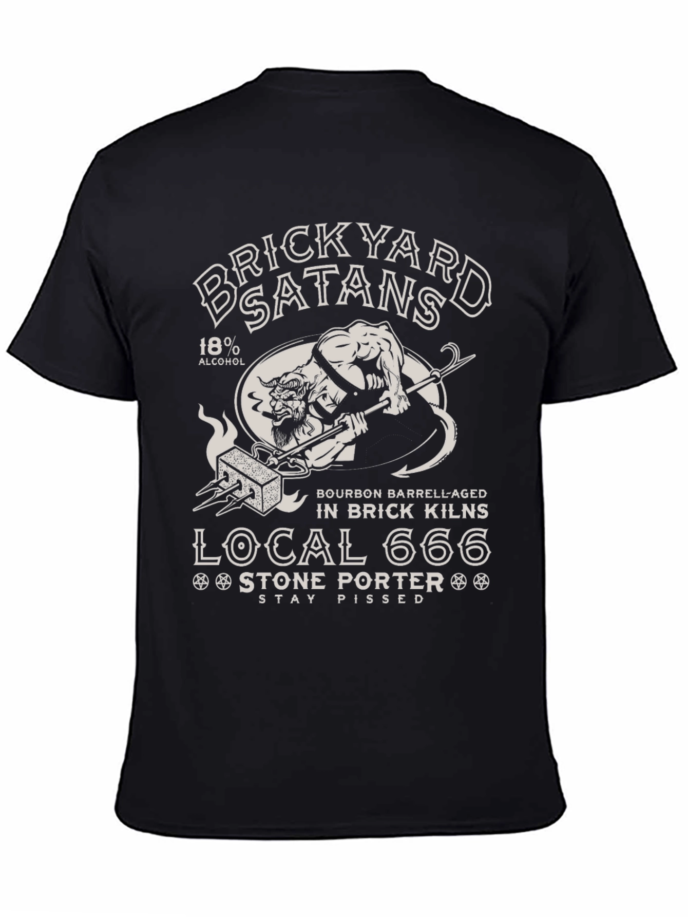Brickyard Satans Stone Porter Graphic T-Shirt