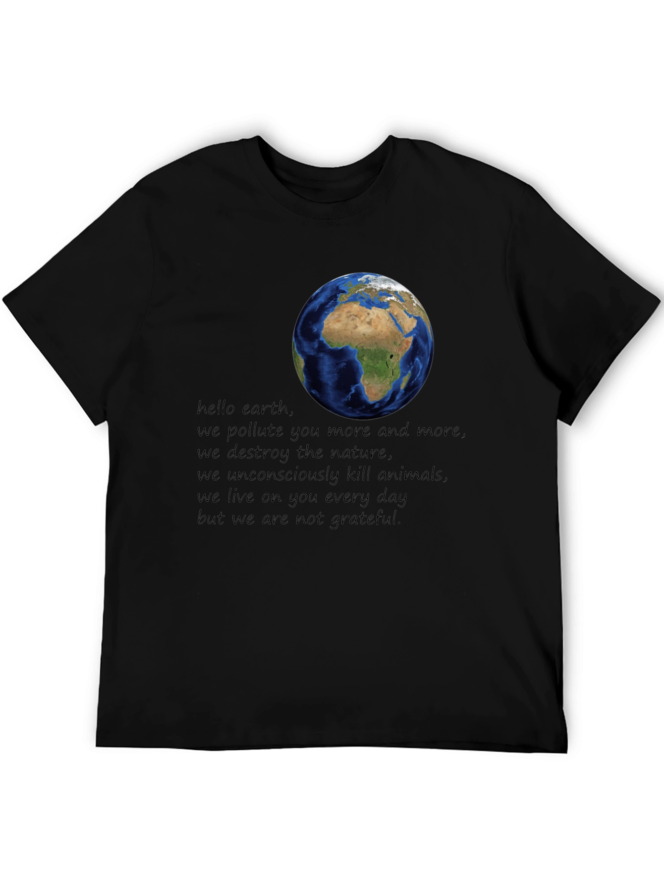 Earth Day Awareness Graphic T-Shirt