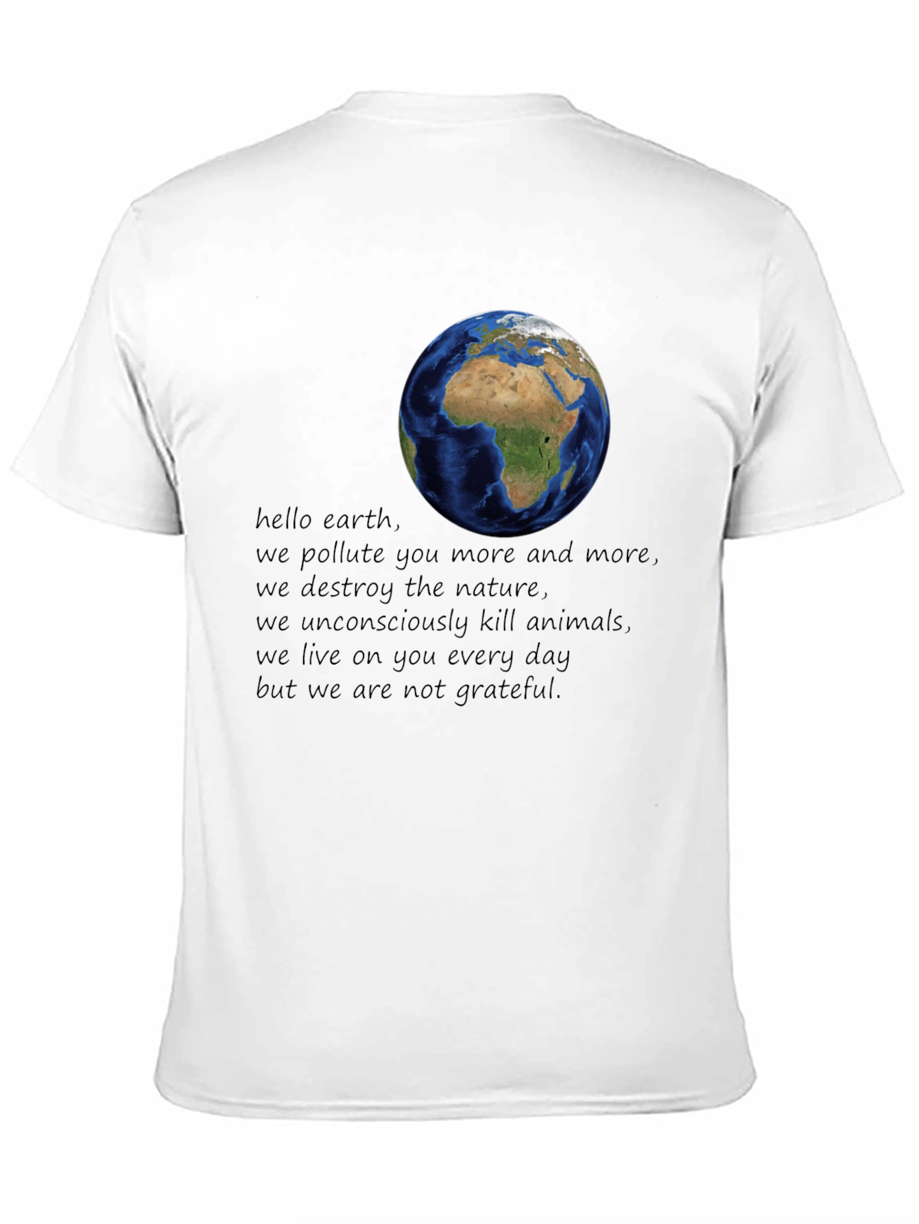 Earth Day Awareness Graphic T-Shirt