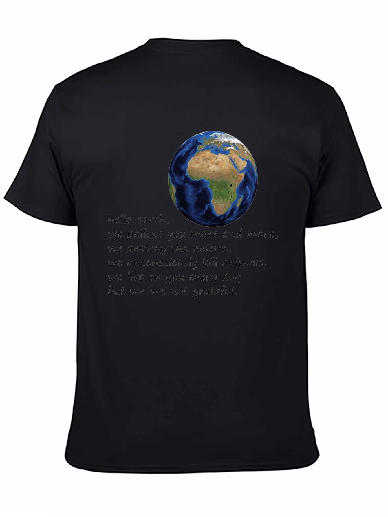Earth Day Awareness Graphic T-Shirt