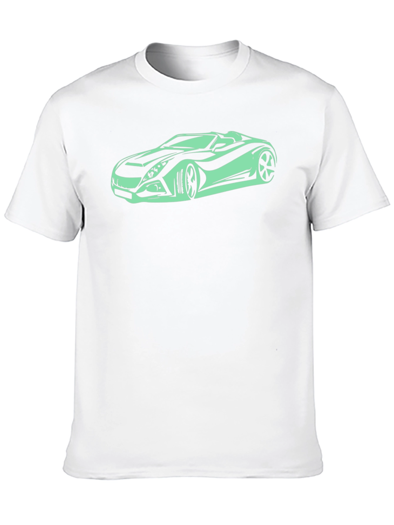 Sleek Black Car Graphic T-Shirt