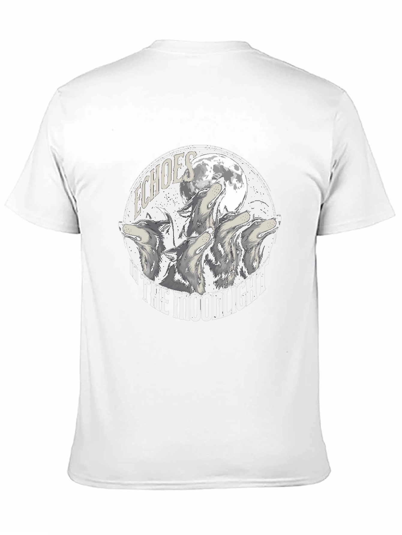 Echoes in the Moonlight Wolves Graphic Tee