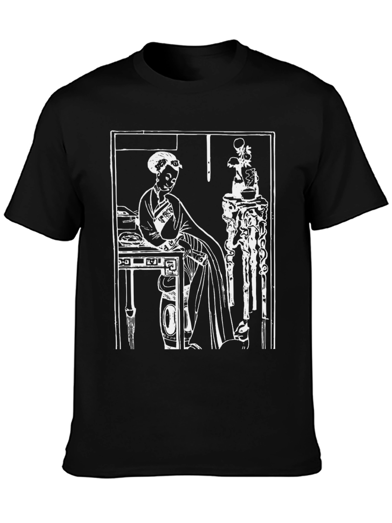 Elegant Asian Woman T-Shirt
