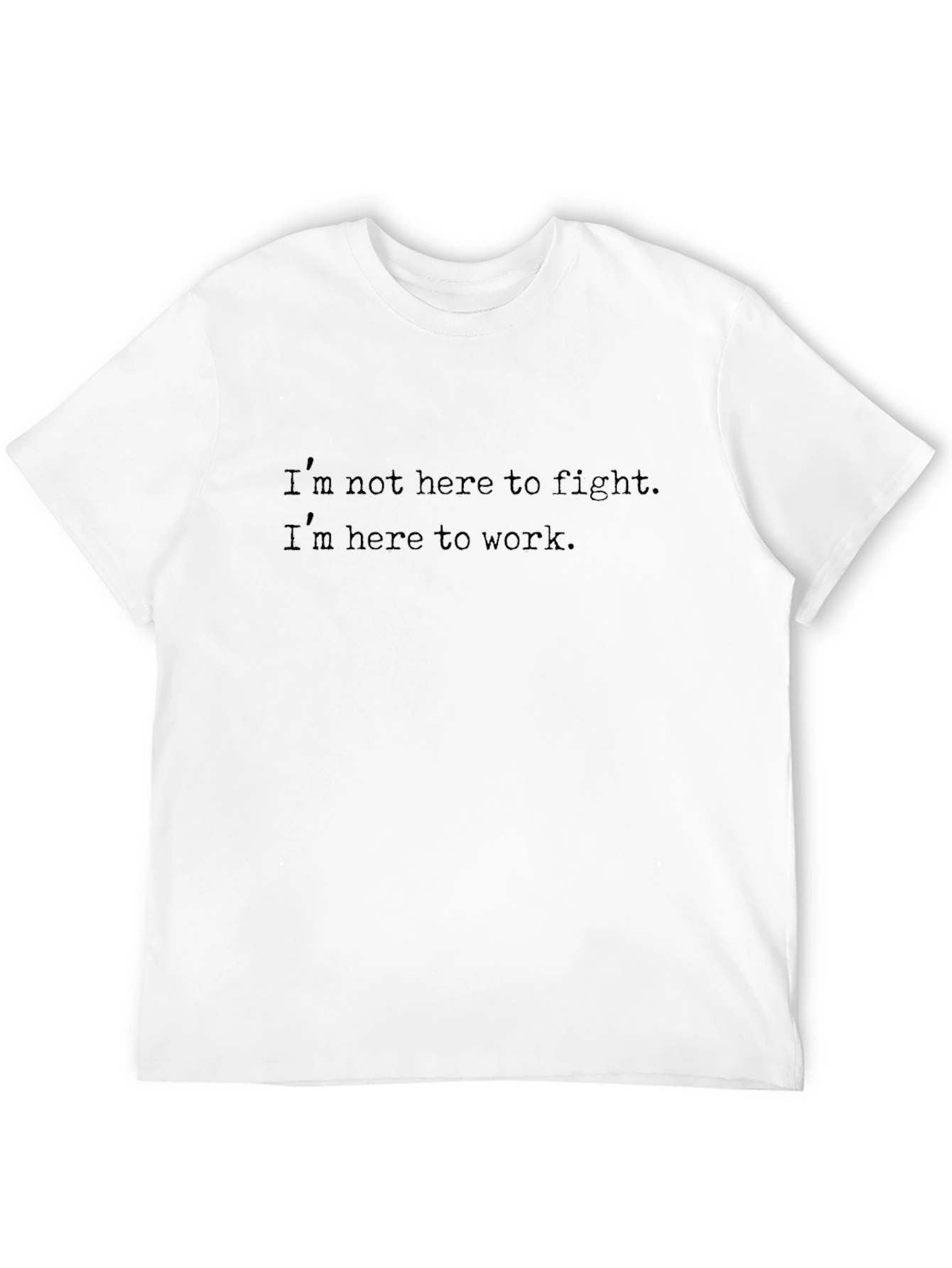Work Focused Black T-Shirt