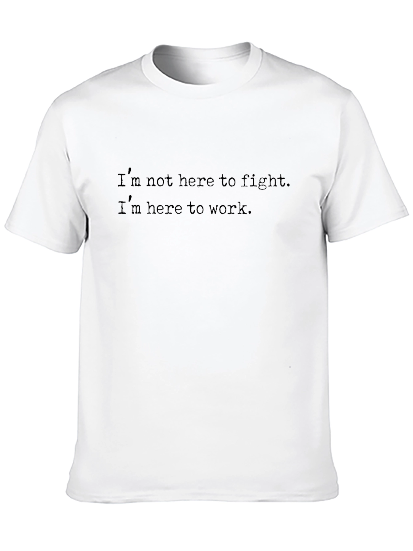 Work Focused Black T-Shirt