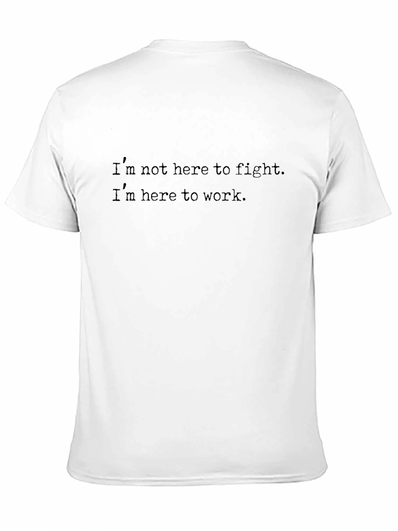 Work Focused Black T-Shirt
