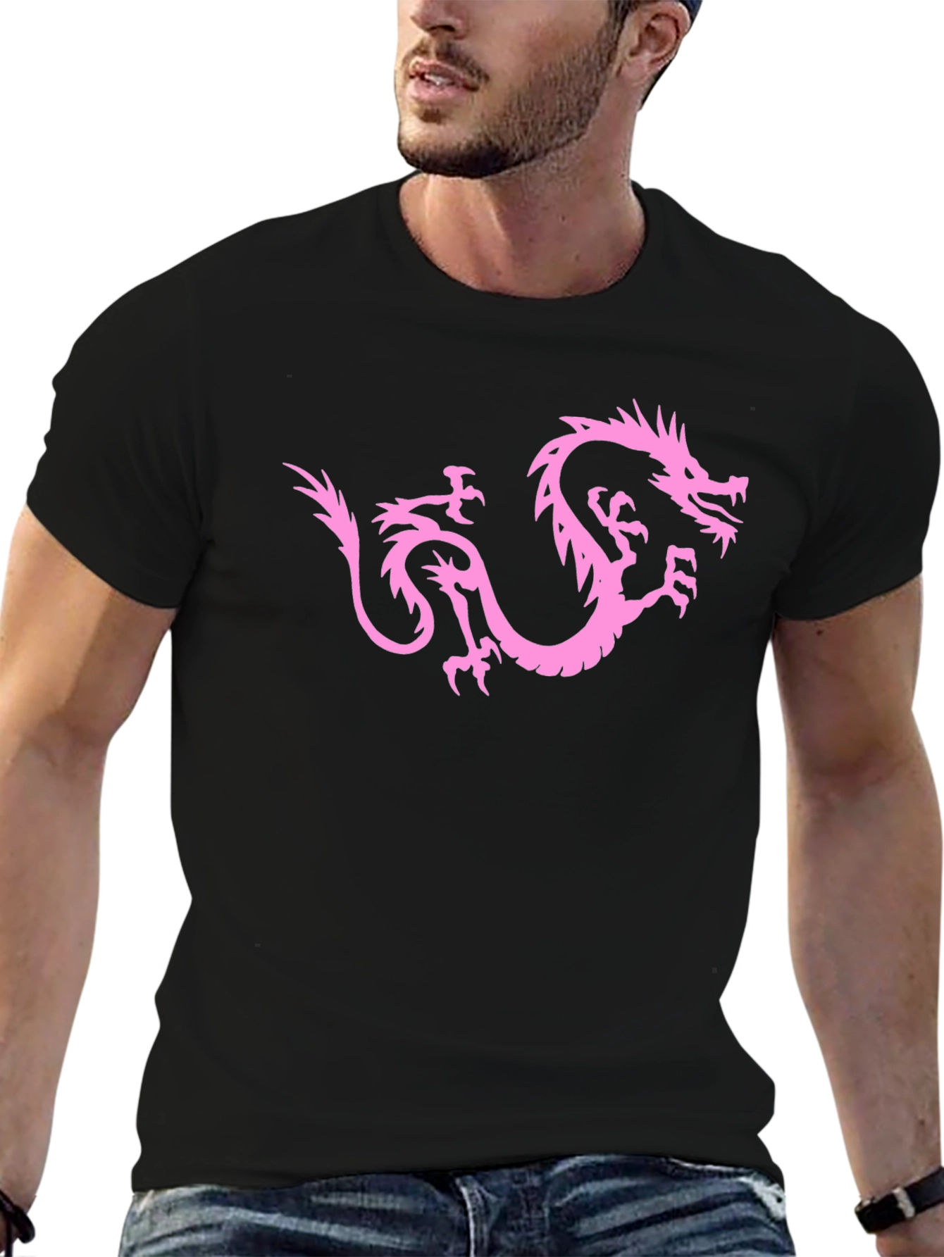 Dragon Graphic Tee - Black