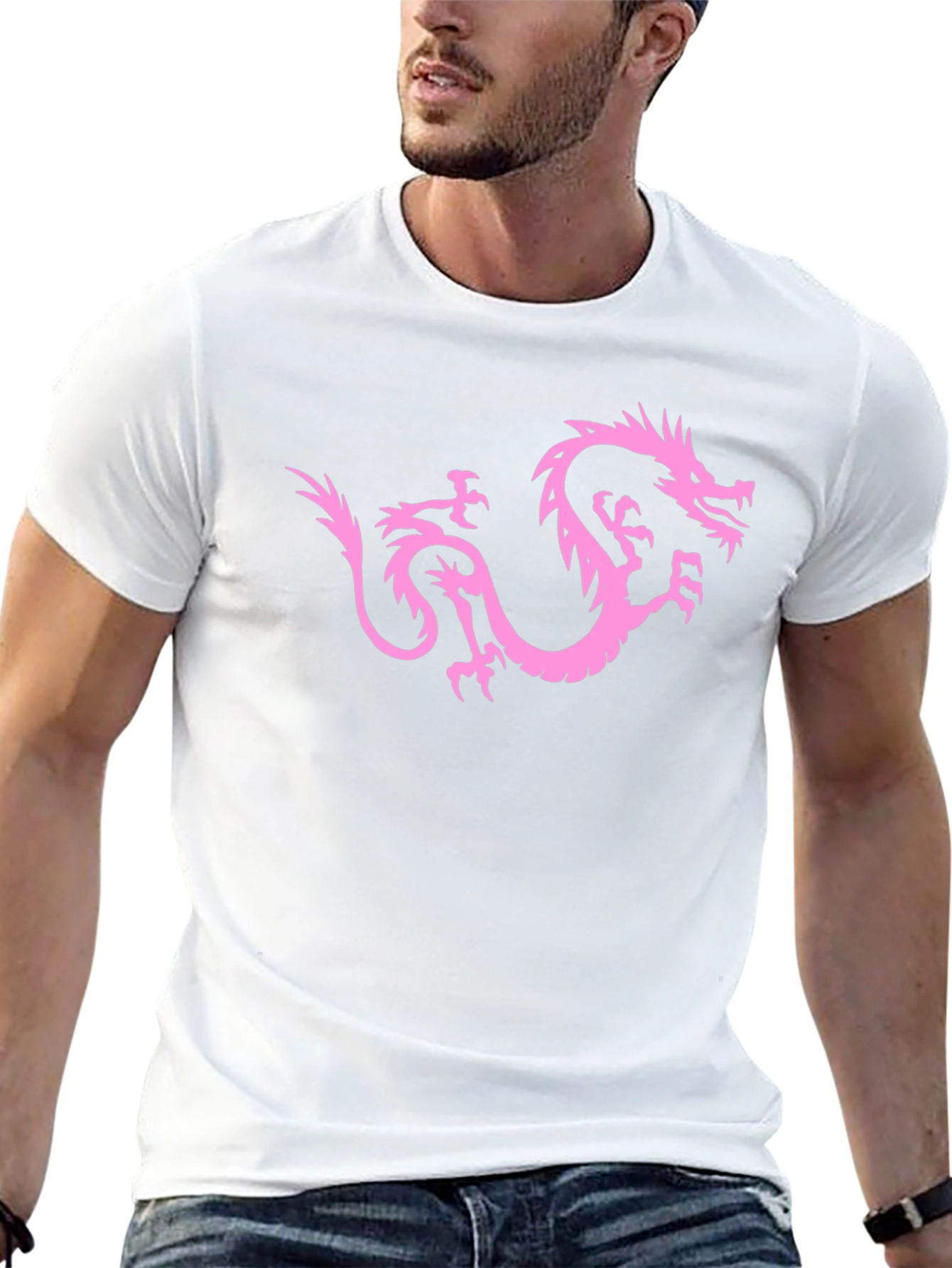 Dragon Graphic Tee - Black