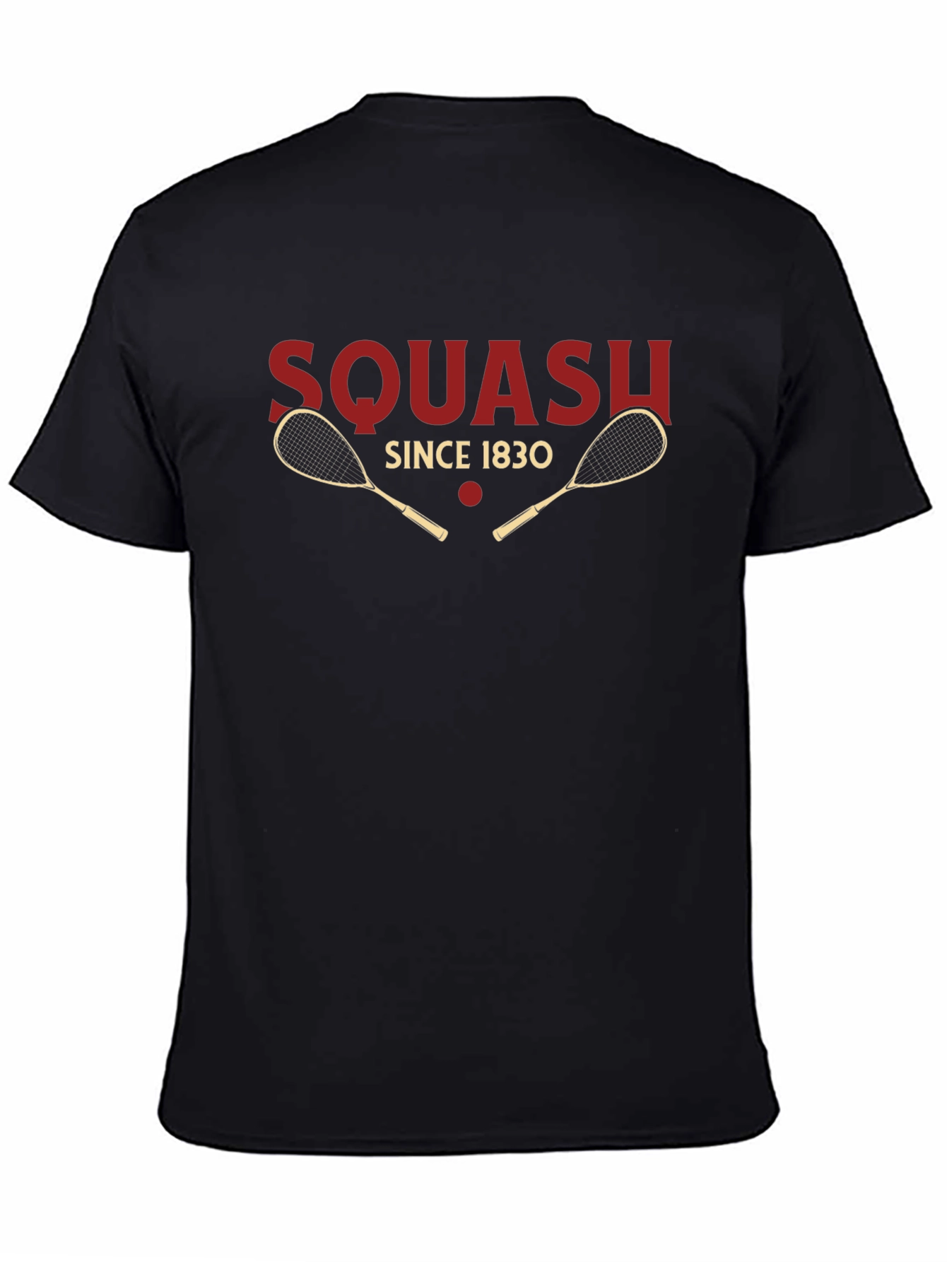 Squash Since 1830 Black T-Shirt