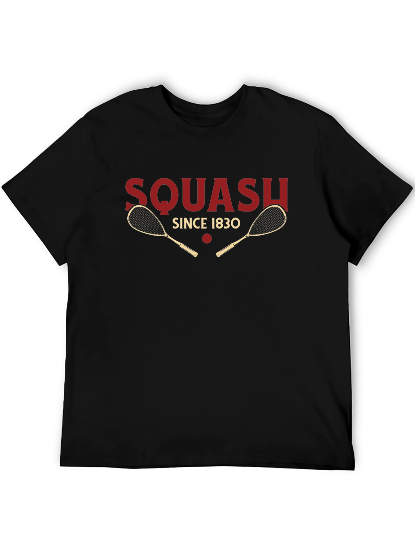 Squash Since 1830 Black T-Shirt