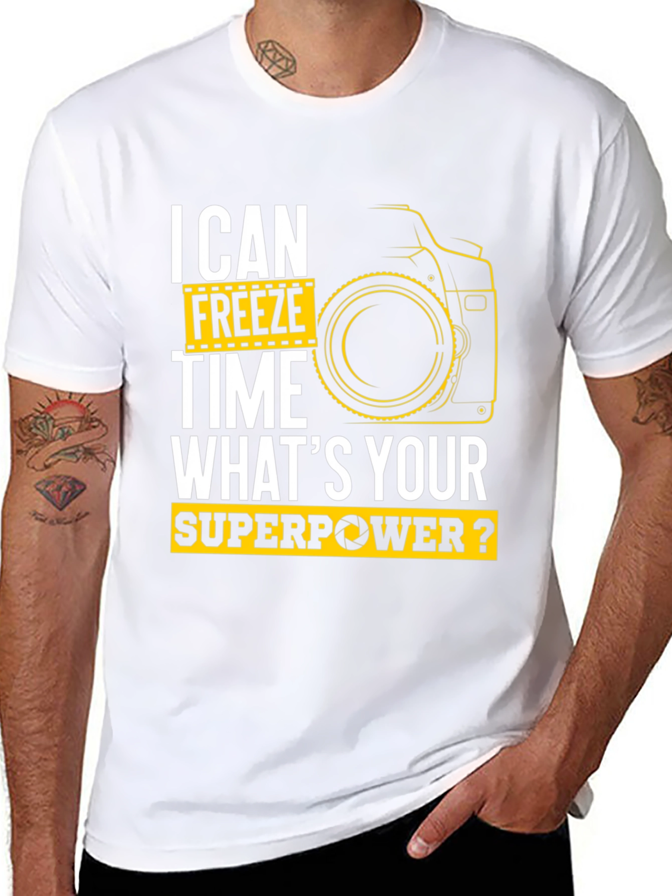 I Can Freeze Time Photographer T-Shirt