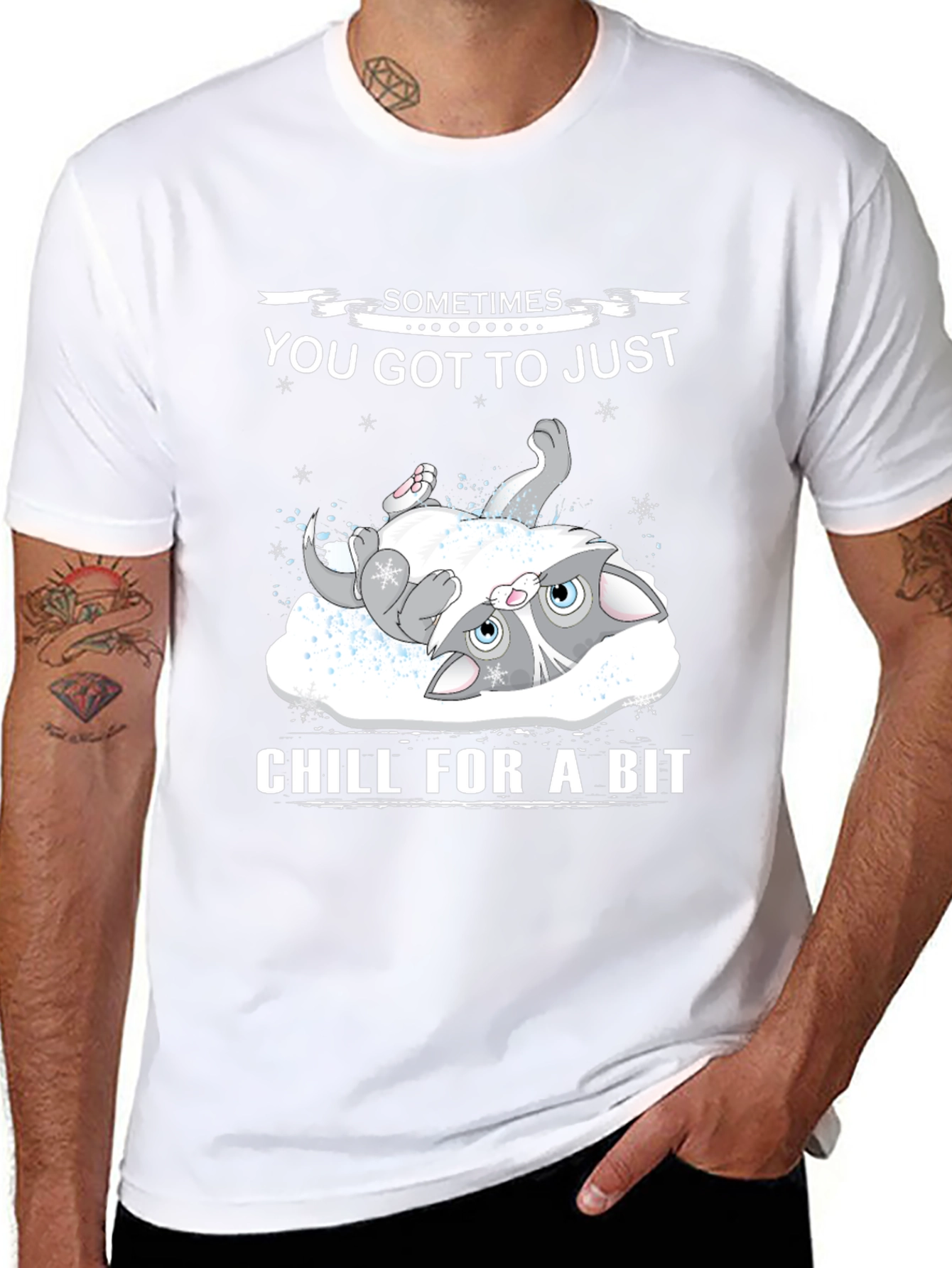 Chill Cat T-Shirt: Relax & Unwind