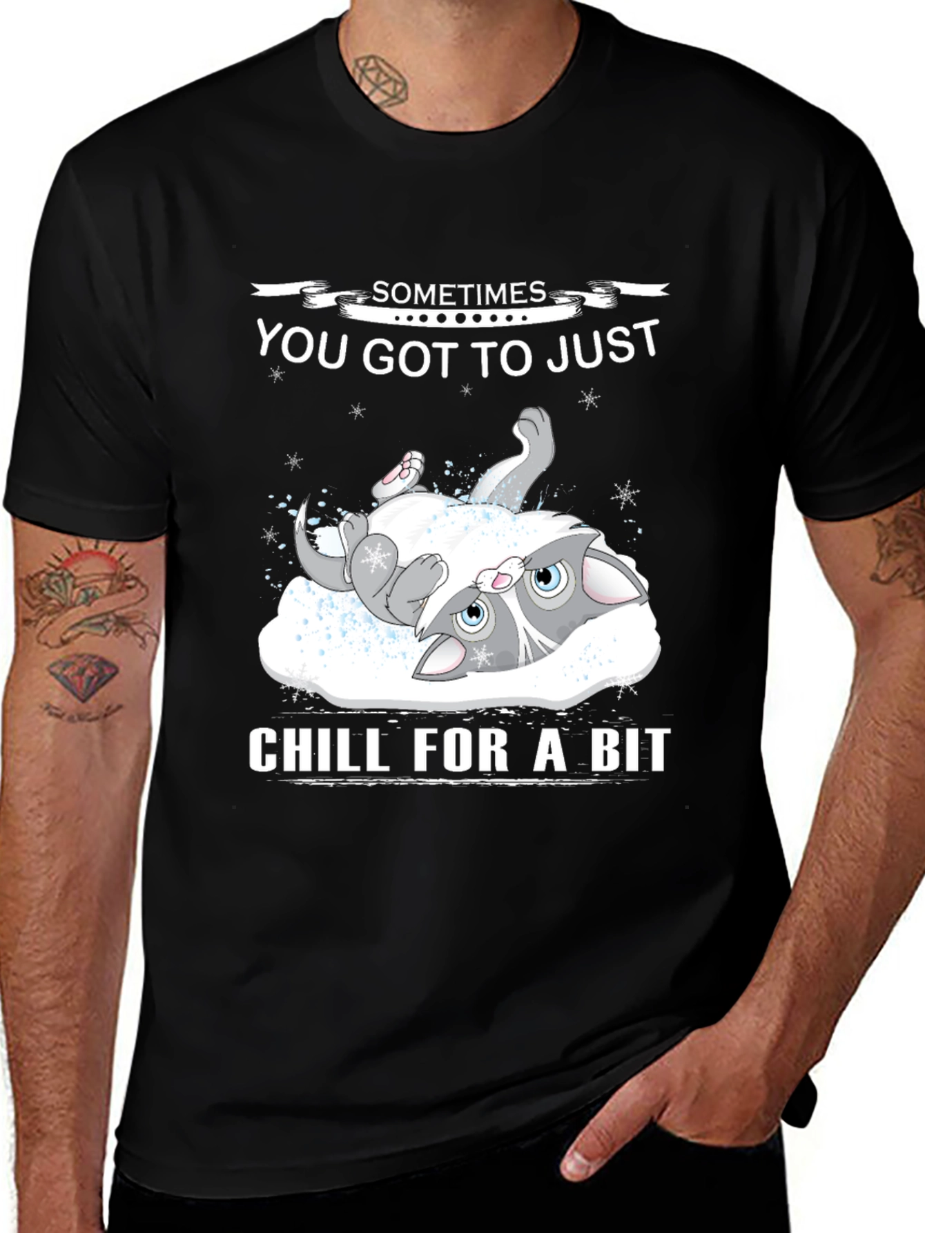 Chill Cat T-Shirt: Relax & Unwind