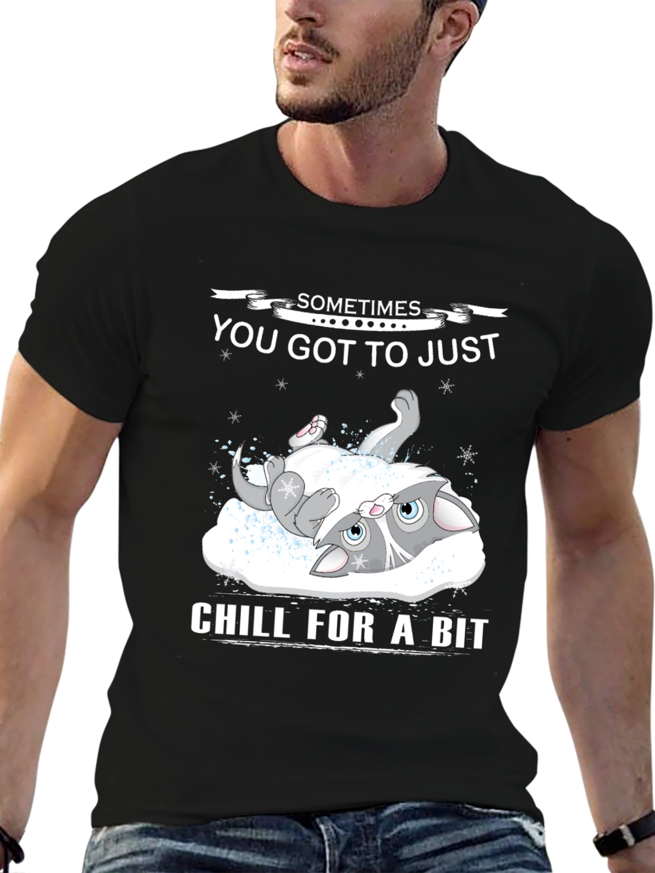 Chill Cat T-Shirt: Relax & Unwind