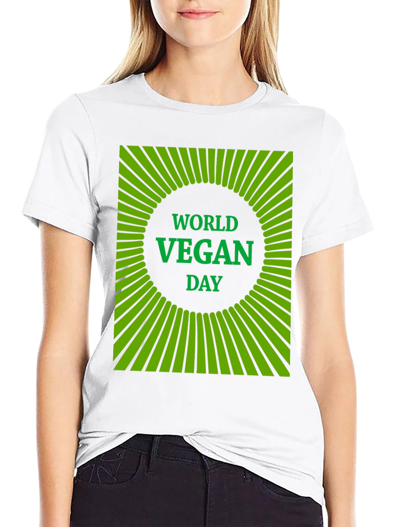 World Vegan Day T-Shirt - Green Graphic Tee