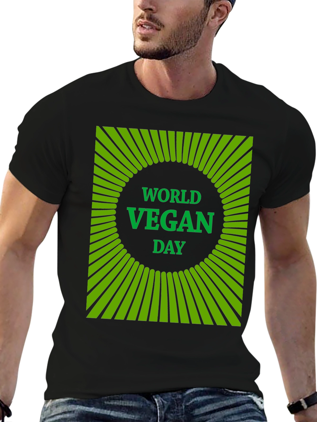 World Vegan Day T-Shirt - Green Graphic Tee