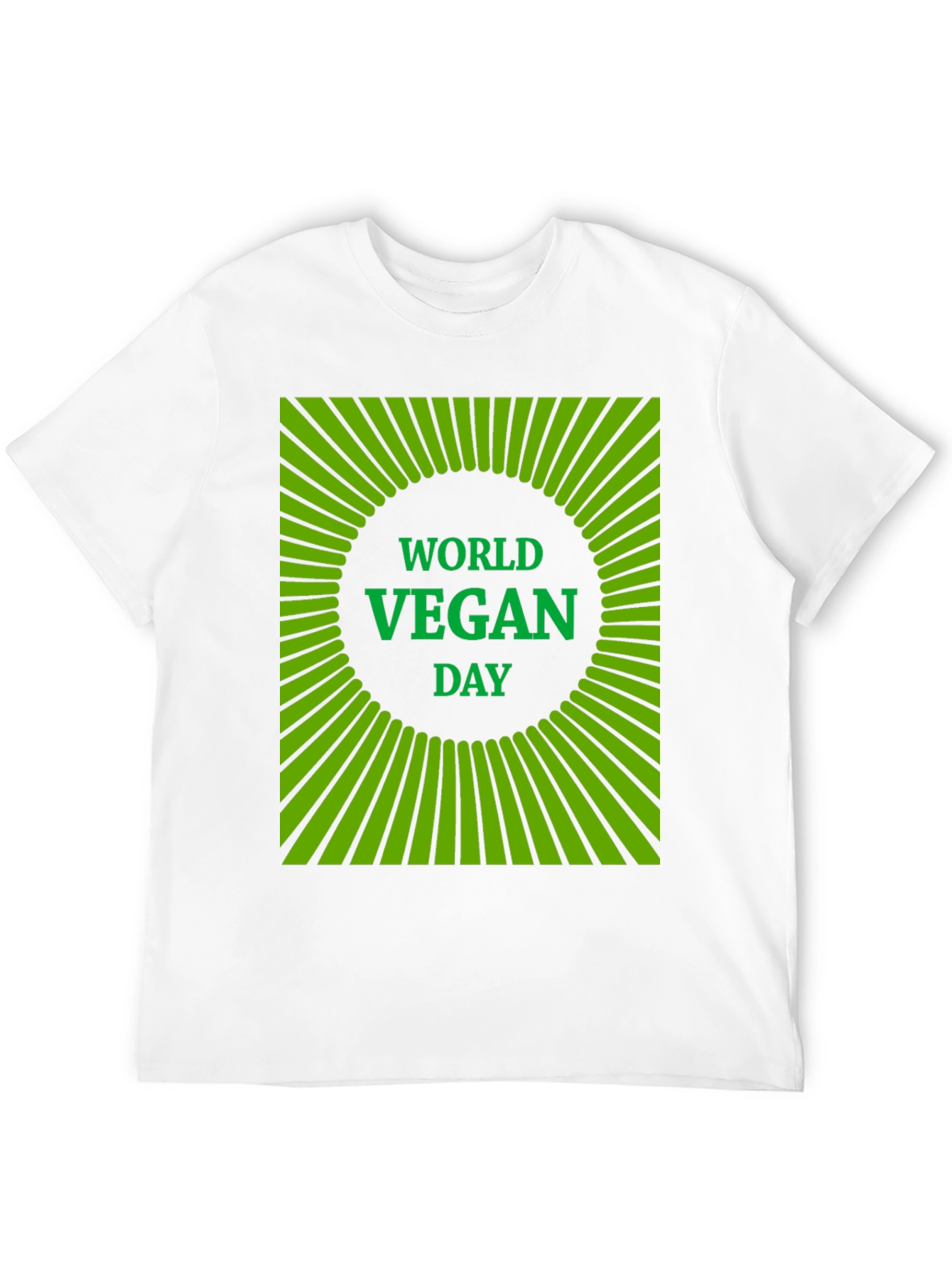 World Vegan Day T-Shirt - Green Graphic Tee