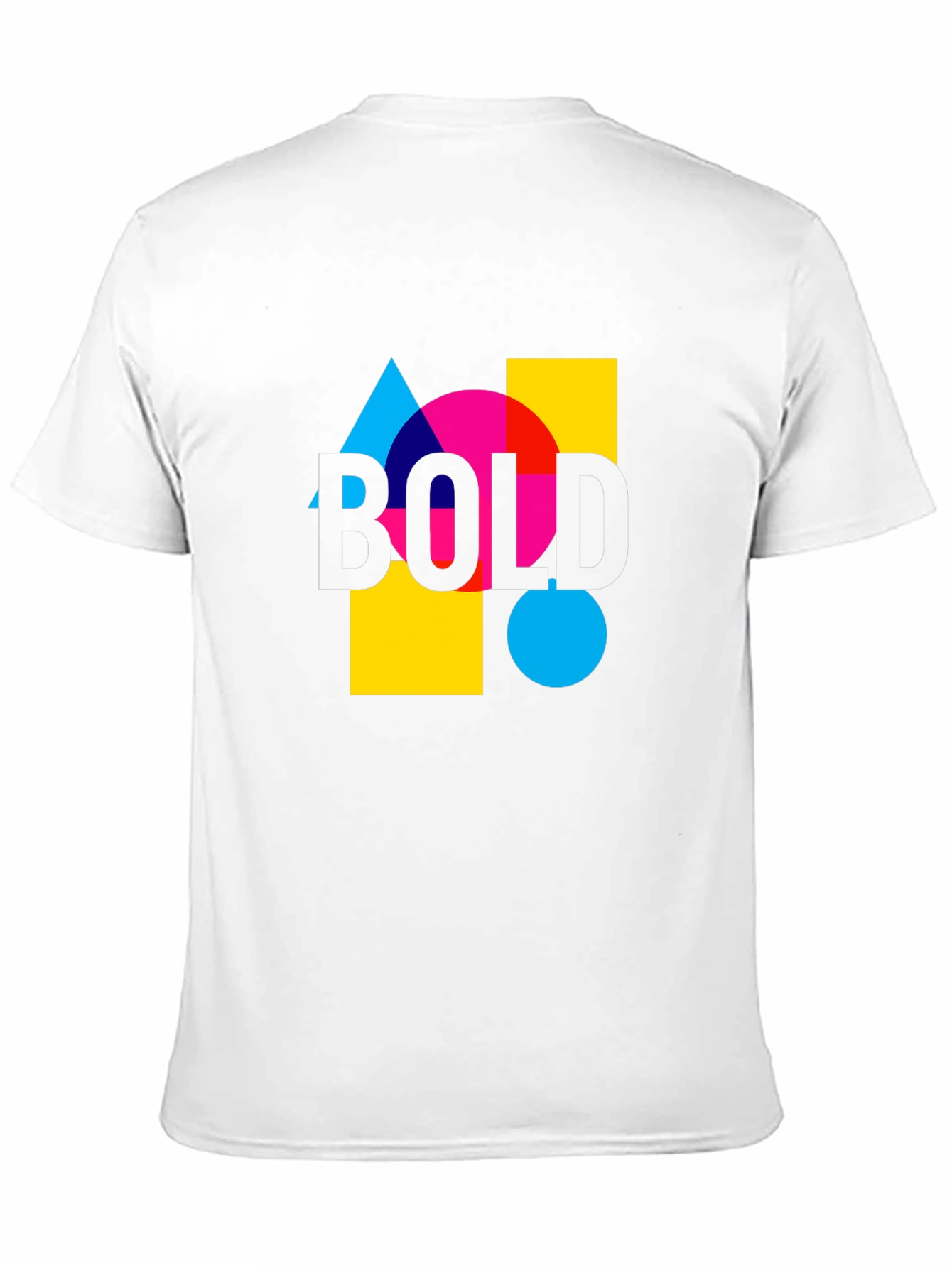 Bold Graphic Tee - Modern Design Casual Wear