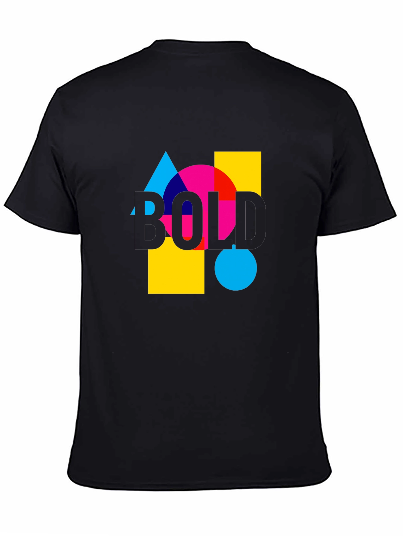 Bold Graphic Tee - Modern Design Casual Wear