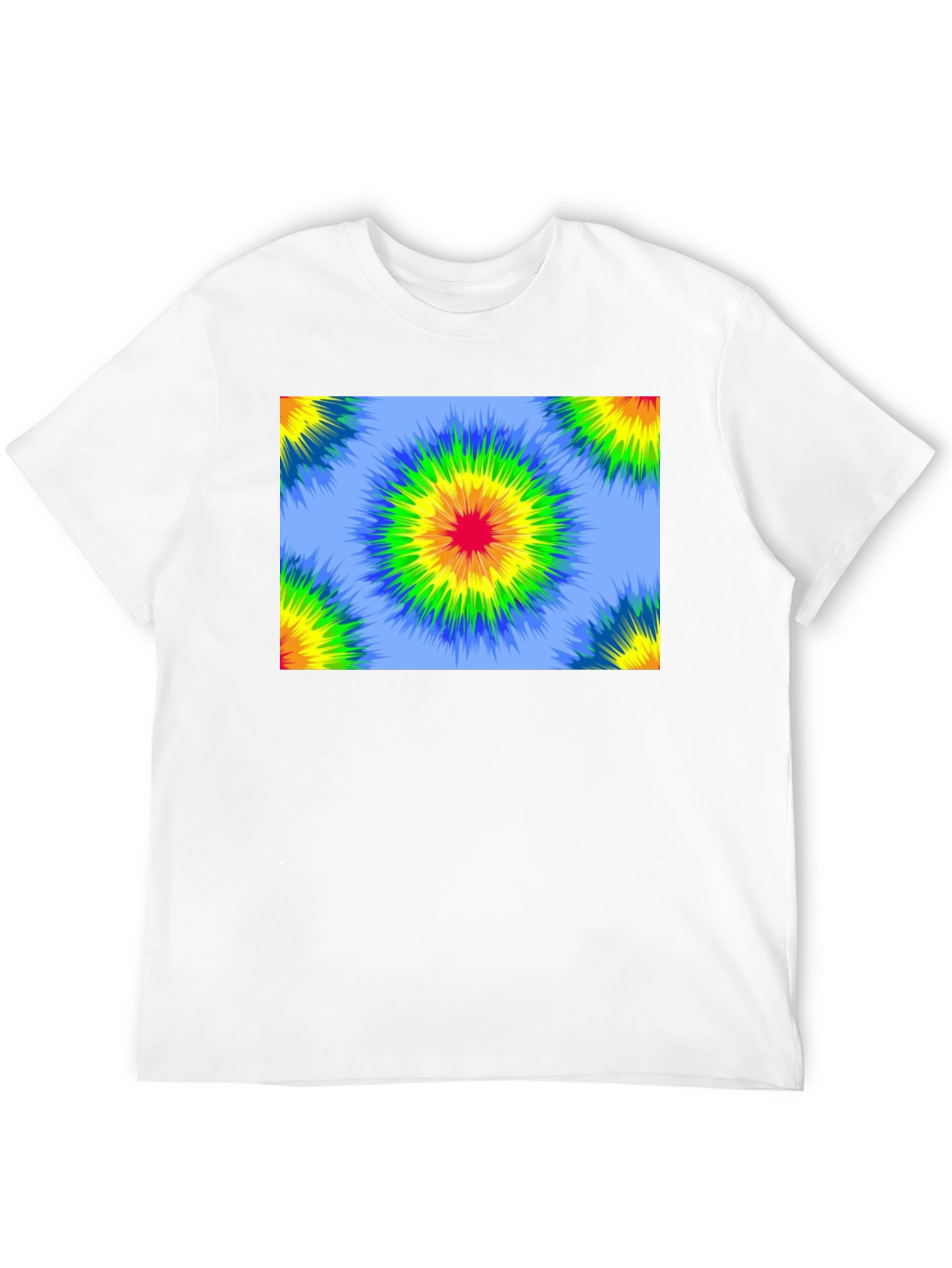 Retro Tie-Dye Black T-Shirt
