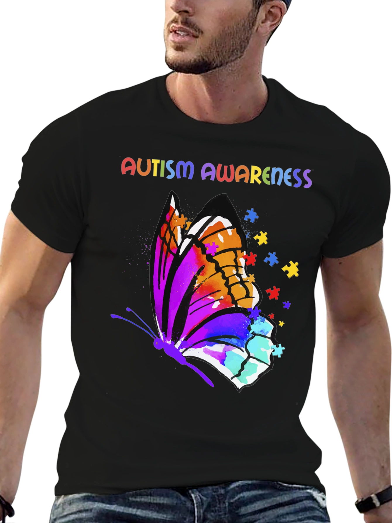Autism Awareness Butterfly T-Shirt