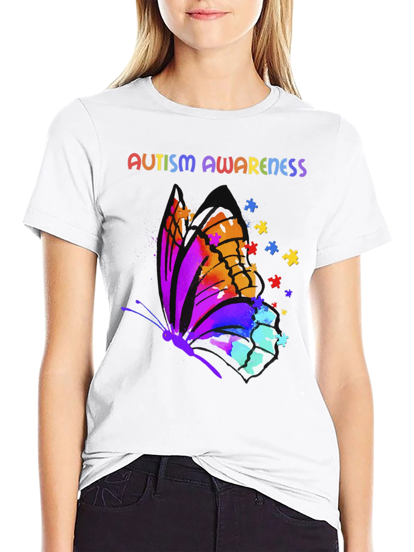 Autism Awareness Butterfly T-Shirt