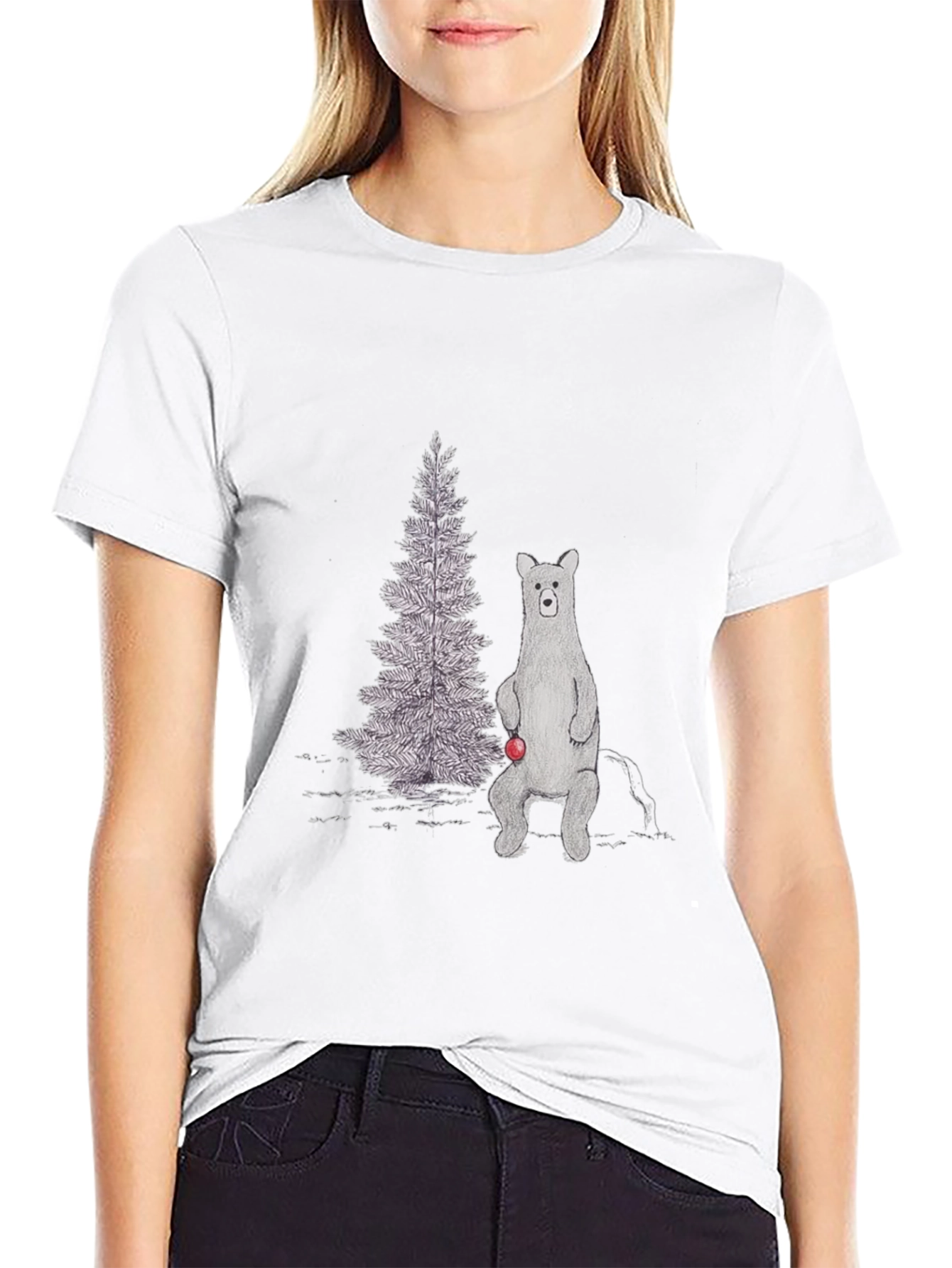 Funny Bear Christmas T-Shirt - Holiday Humor Tee