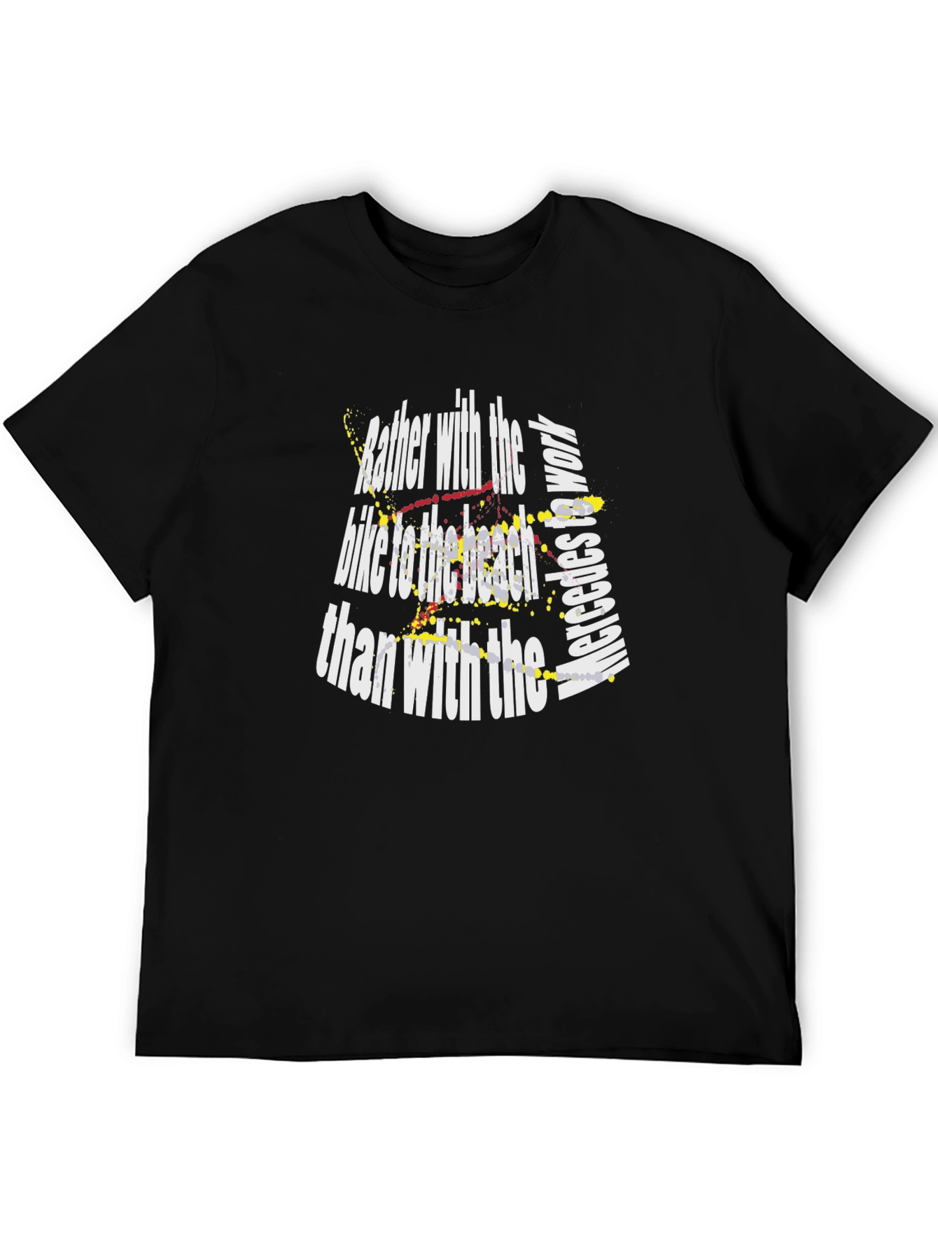 Bike to the Beach Graphic Tee - Casual Style