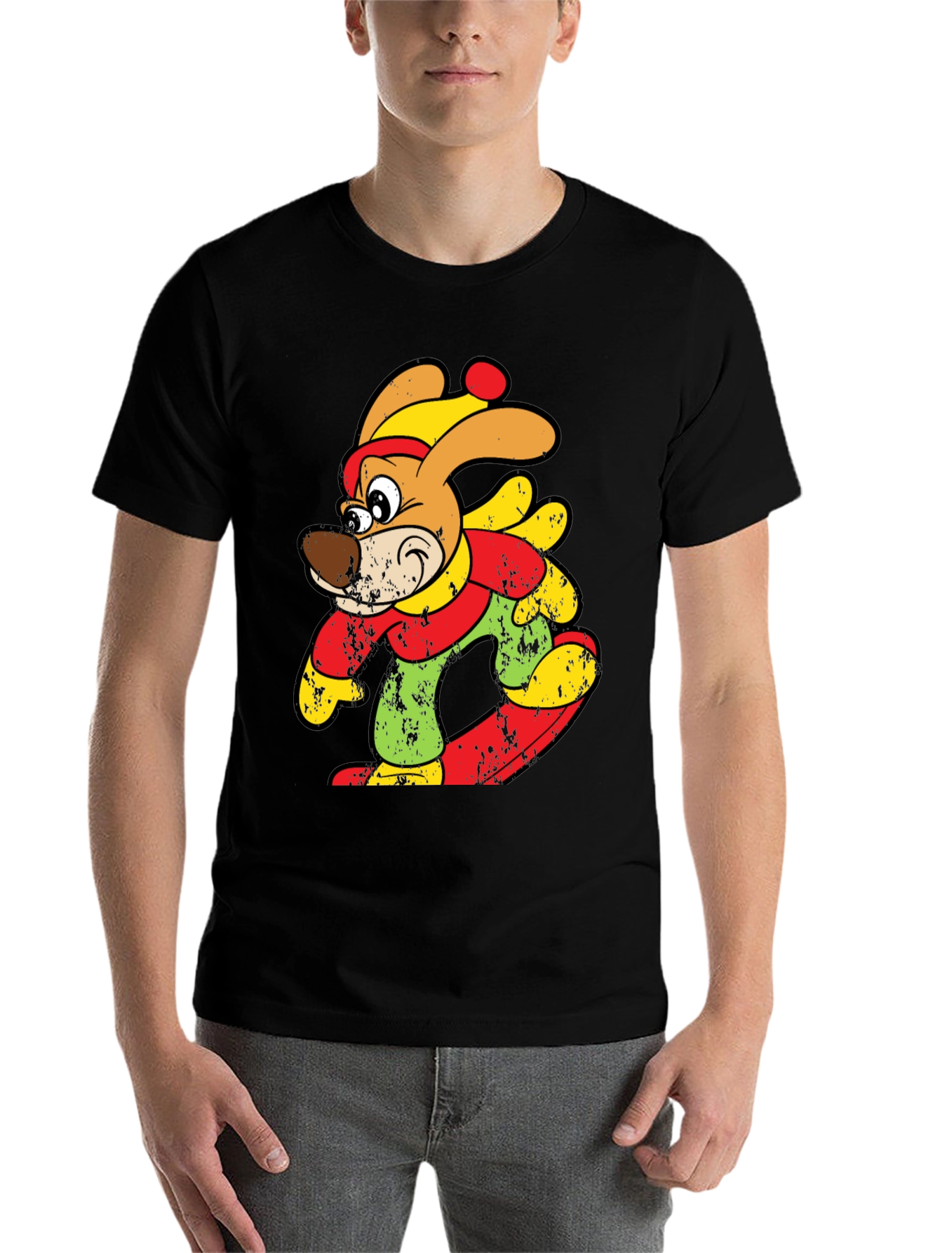 Cartoon Dog Graphic Tee