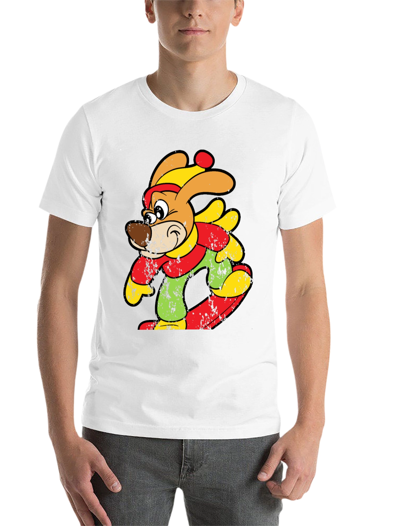 Cartoon Dog Graphic Tee