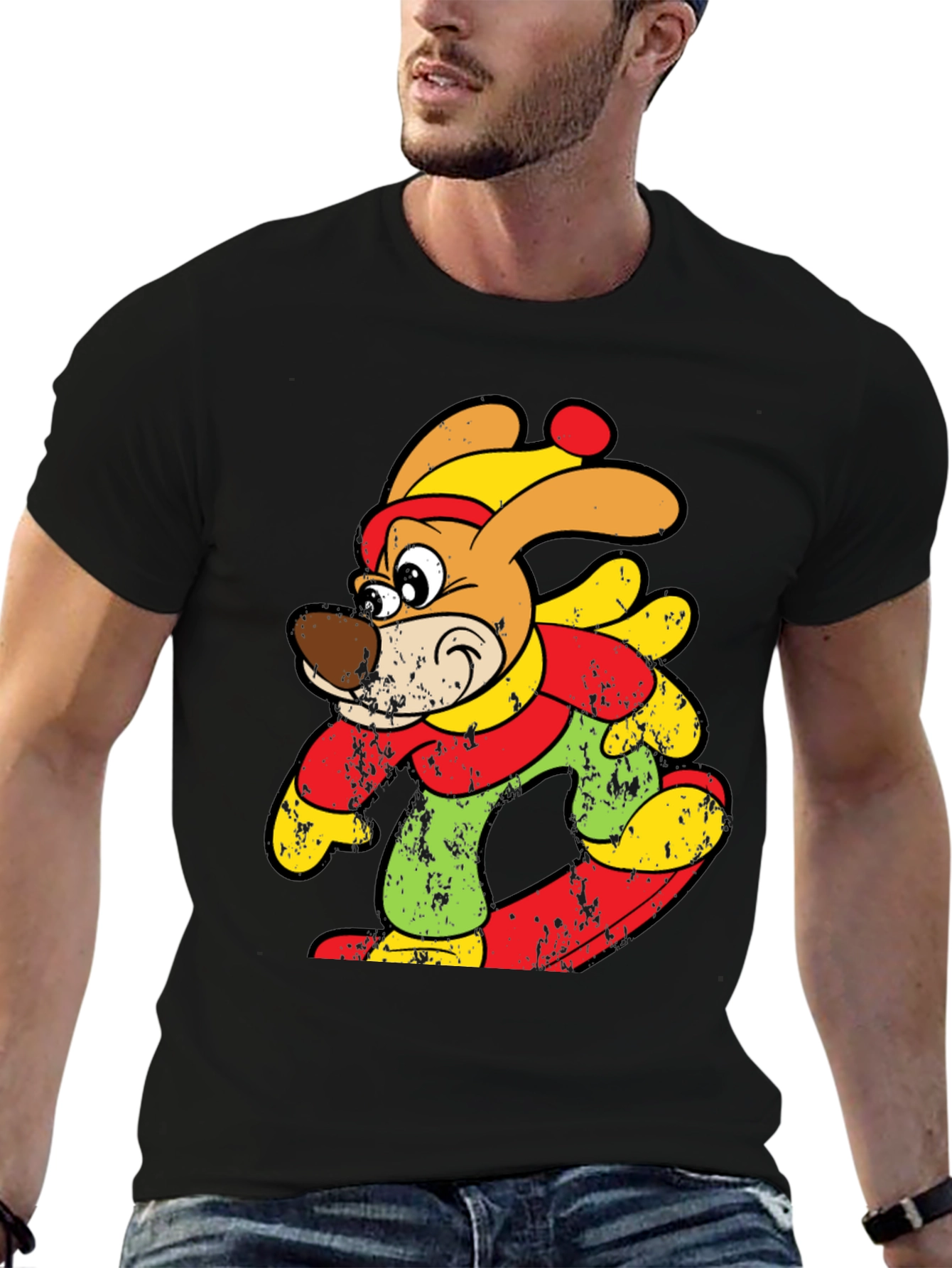 Cartoon Dog Graphic Tee